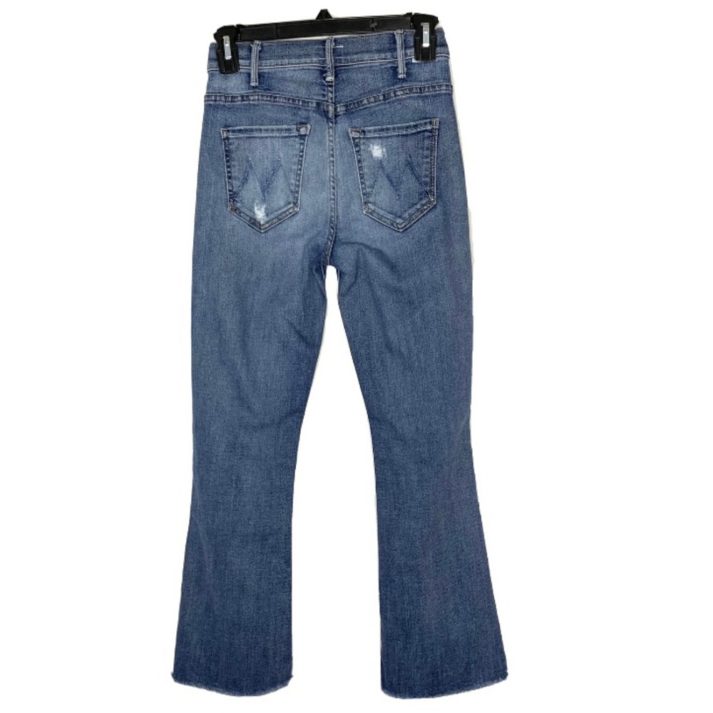 MOTHER Hustler Ankle Fray Distressed Jeans - Picture 10 of 14